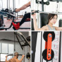 Ensemble de 6 Poulies de Fitness en Aluminium Noir