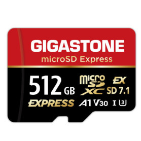 Carte mémoire microSD Gigastone 512 Go - Ultra rapide et étanche