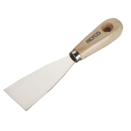Spatule en bois ergonomique 25 mm pour cuisine