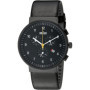 Montre Chronographe Homme Braun BN0035WHBKG en Cuir Noir