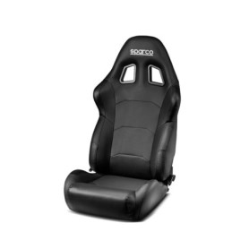 Siège Baquet Sport R500 Torino en Skaï Noir - Réglable et Confortable