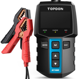 Testeur de Batterie TOPDON BT100 - Analyseur 12V pour Voitures et Motos