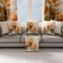 Paire de Taies d'Oreiller Florales en Microfibre - 35 x 35 cm - PETTI
