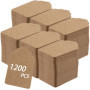 Lot de 1200 Mini Étiquettes Prix Kraft - Idéal pour Bricolage et Événements