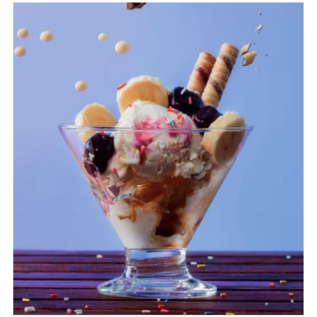 Lot de 6 coupes à glace Topkapi Cornettini - Verres à dessert polyvalents