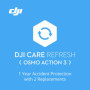 DJI Care Refresh - Plan d'Assurance 1 An pour Osmo Action 3