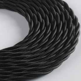 Câble textile tressé Klartext LUMIÈRE 3 m - Éclairage Noir 12,14 €