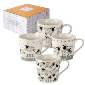 Ensemble de 4 Tasses à Café Mouton en Céramique - Cadeau Original 45,59 €