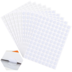 Alyvisun 1080 Pastilles Scratch Autocollantes Hexagonales 10mm pour DIY et Déco 6,90 €