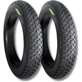 Pneus Ecovelò 26 x 4.0 pour Fat Bike - Noir 222,77 €