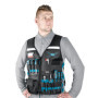 Veste de travail multicolore Makita E-05636 pour adultes
