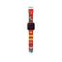 Montre LED Accutime pour Enfants avec Affichage Lumineux et Bracelet Rouge