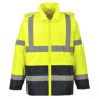 Veste de pluie Hi-Vis bicolore Portwest Jaune/Noir 4XL