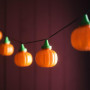 Guirlande Citrouilles Animées Halloween - 6 LEDs Blanc Chaud