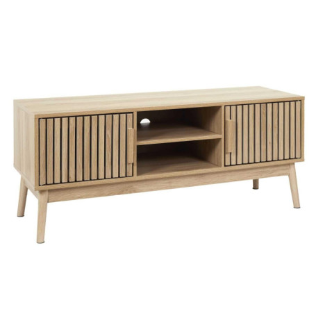 Meuble TV Klaus en Bois Marron - Collection Natural Crush