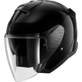 Casque Moto Jet Shark SKWAL Noir XXL - Protection et Confort Optimal