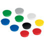 Lot de 10 aimants ronds multicolores de qualité supérieure - Franken