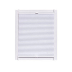 Store Plissé Nid d'Abeille Sunlines - Lumière du Jour, 130 x 150 cm, Blanc