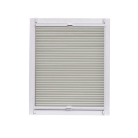 Store Plissé Nid d'Abeille Sunlines - Lumière du Jour, Gris, 90x220 cm