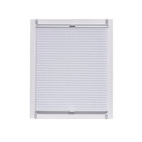 Store Plissé Nid d'Abeille Occultant Argent 140x150 cm - Sunlines