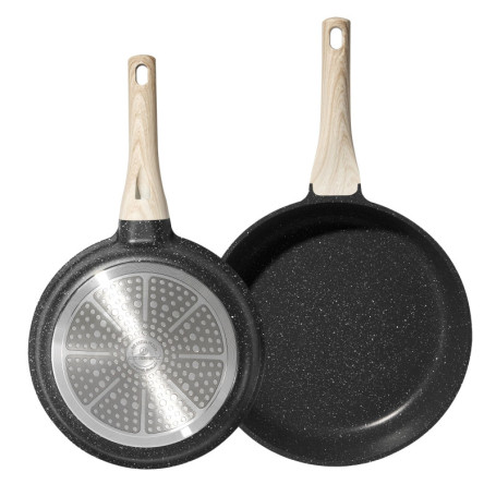 Set de 2 Poêles Antiadhésives en Céramique 20/24 cm - Compatibles Induction