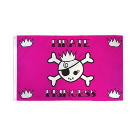 Drapeau Pirate Princesse 150x90 cm - AZ FLAG