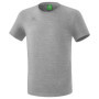 T-Shirt Erima Teamsport Mixte Enfant Gris Melange - Taille 164