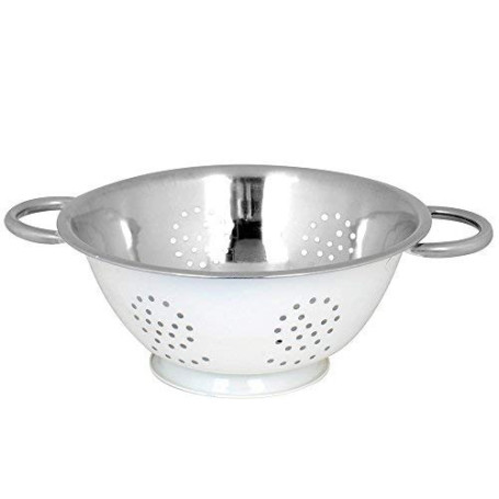 Passoire Kosma en Acier Inoxydable avec Double Poignée - 28 cm