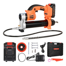 Pistolet à Graisse Électrique VEVOR 20V avec Batterie et Éclairage LED
