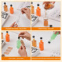 Lot de 12 Bouteilles en Verre de 50 ml - Idéal pour Échantillons et DIY