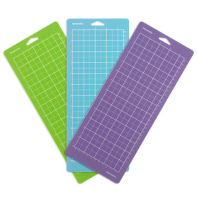 Lot de 3 tapis de découpe en vinyle pour Cricut - Accessoires durables et antidérapants