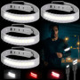 Lot de 4 Bracelets LED Réfléchissants pour Enfants - Sécurité Jogging et Activités de Plein Air