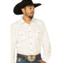 Chemise Wrangler Retro à Poches pour Homme - Blanc