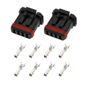 Connecteur Électrique 4 Broches eMagTech pour Guidon de Moto