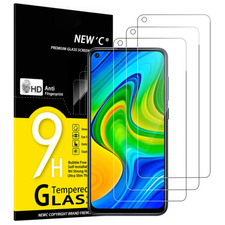 Lot de 3 Verres Trempés pour Xiaomi Redmi Note 9 et 10X - Protection Écran Ultra Résistante