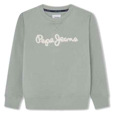 Pull Enfant Pepe Jeans New Lamonty Crew - Vert Feuille