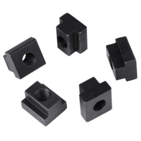 Écrous en T Jadeshay - 5 pièces en acier noir M12 pour extrusions en aluminium