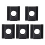Écrous en T Jadeshay - 5 pièces en acier noir M12 pour extrusions en aluminium