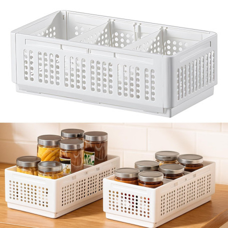 Organisateur de Rangement Pliable HZHSSG pour Cuisine et Salle de Bain