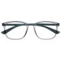 Lunettes de Lecture OPULIZE Max - Monture Large Rectangulaire Gris Transparent