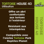Abri en Cèdre pour Tortues Terrestres - Reptiles Planet 40x40 cm