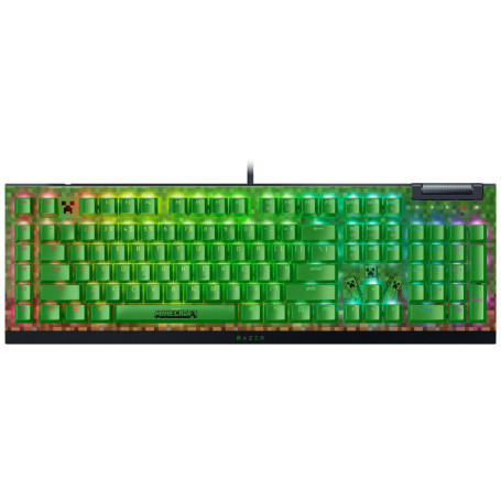 Razer BlackWidow V4 X Minecraft Edition - Clavier Mécanique RGB avec Touches Macro