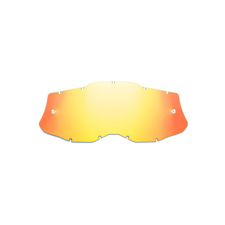 Lentille de Rechange Orange Miroir HZ pour Lunettes de Motocross