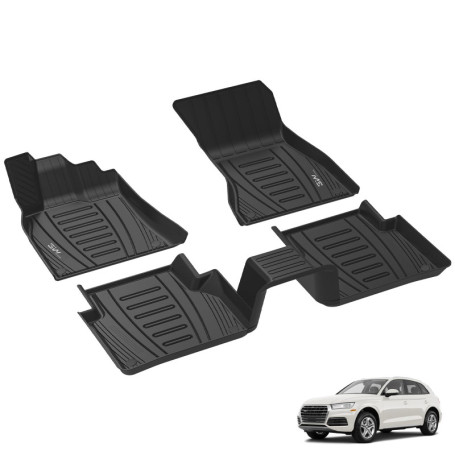 Tapis de Sol Premium 3W pour Audi Q5 SQ5 (2018-2025) - Antidérapant et Imperméable