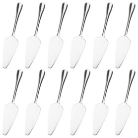 Lot de 12 Pelles à Tarte en Acier Inoxydable - Idéal pour Gâteaux et Pizzas