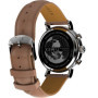 Montre Chronographe Timex Waterbury pour Homme - Cuir Marron et Cadran Noir