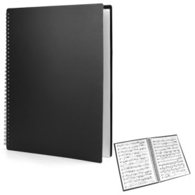 Classeur de Musique A4 QWORK avec 30 Compartiments - 60 Pages