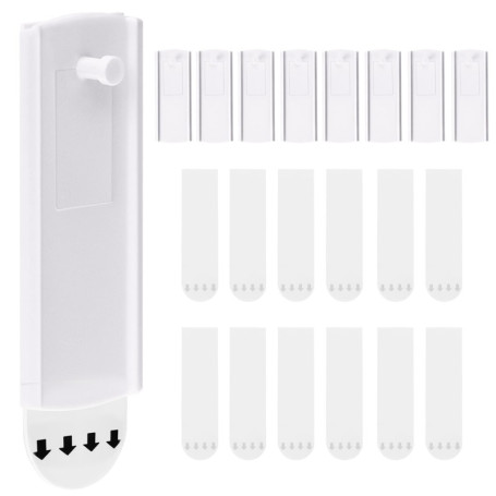 Crochets Adhésifs QWORK pour Tableaux - 8 Pièces avec Languettes Amovibles