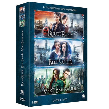 Coffret DVD La Trilogie des Gemmes : Rouge Rubis, Bleu Saphir, Vert Émeraude
