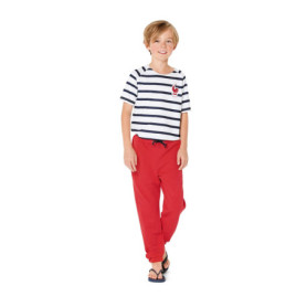 Patron de Couture Burda B9300 pour Pantalons Élastiqués Blancs